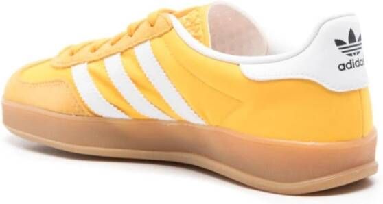 Adidas Gele Suède Sneakers met Witte Details Yellow Heren