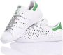 Adidas Gepersonaliseerde Zilver Groene Sneakers Vrouwen White Heren - Thumbnail 4