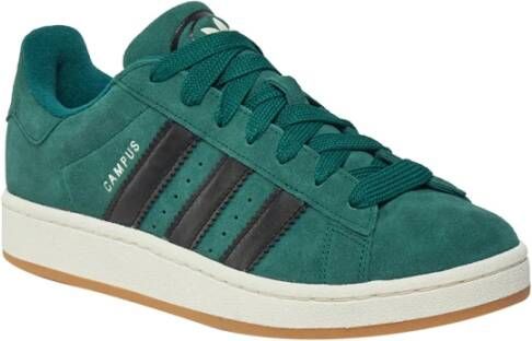 Adidas Groene Campus Sneakers Retro Stijl Green Heren