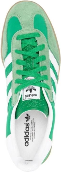 Adidas Groene Gazelle Sneakers met Witte Details Green Heren