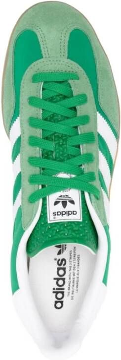 Adidas Groene nylon en suède sneakers Green Heren