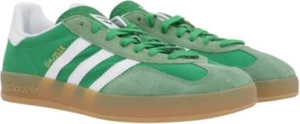 Adidas Groene nylon en suède sneakers Green Heren