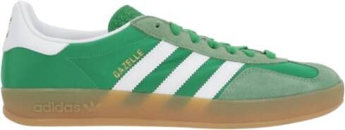 Adidas Groene nylon en suède sneakers Green Heren