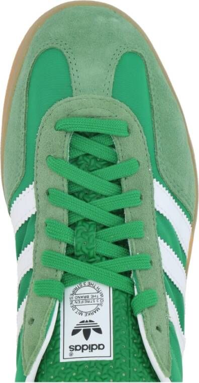 Adidas Groene nylon en suède sneakers Green Heren