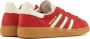 Adidas Rode Spezial Sneakers met Leren Details Red Heren - Thumbnail 4