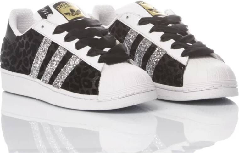 Adidas Handgemaakte Dames Sneakers Wit Zwart Black Dames