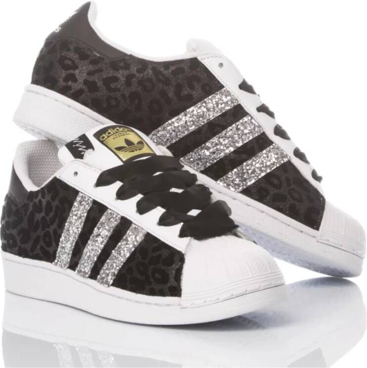 Adidas Handgemaakte Dames Sneakers Wit Zwart Black Dames