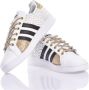 Adidas Handgemaakte Wit Champagne Goud Sneakers White Dames - Thumbnail 3