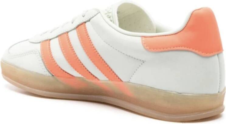 Adidas Indoor Gazelle Sneakers in Groen Zalm White Dames