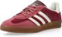 Adidas Indoor Maroon Sneakers Retro Stijl Red Heren - Thumbnail 3