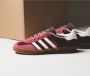 Adidas Indoor Maroon Sneakers Retro Stijl Red Heren - Thumbnail 6