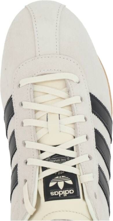 Adidas Ivory Suede Low-Top Sneakers Beige Heren