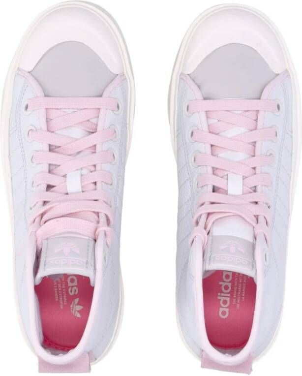 Adidas Kristal Witte Hoge Sneaker White Dames