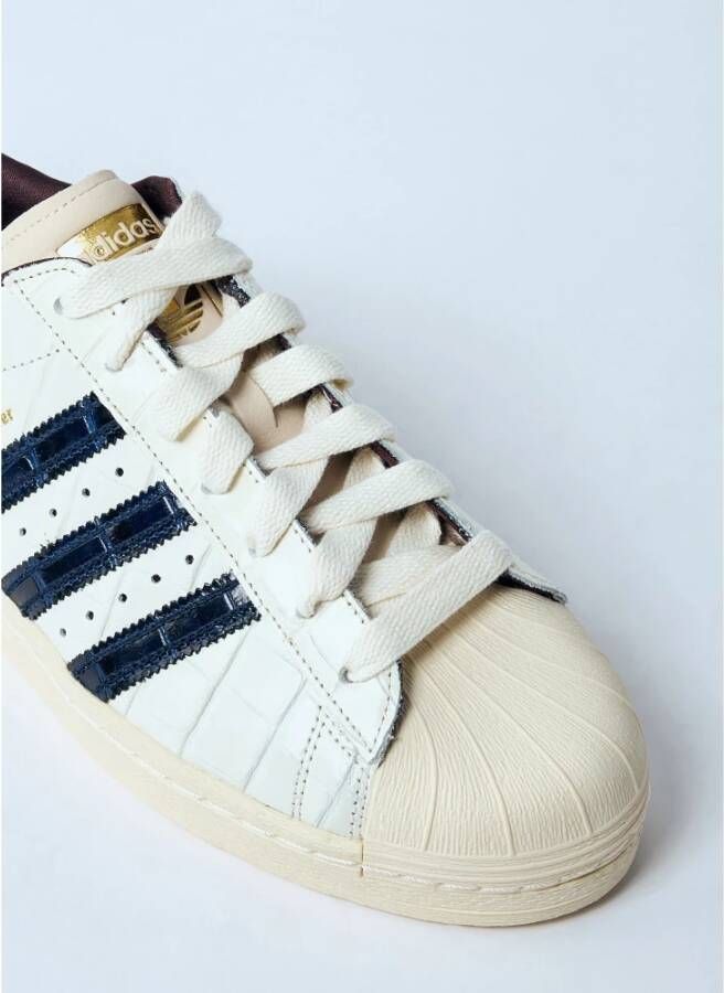 Adidas Krokodilreliëf Leren Sneakers Multicolor Heren