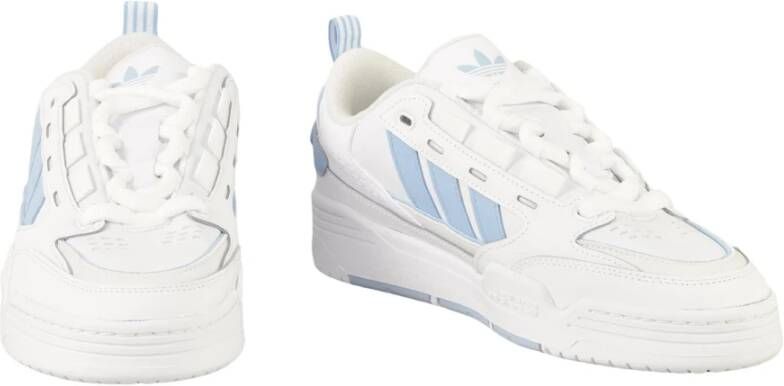 Adidas Leren sneakers met rubberen zool White Dames