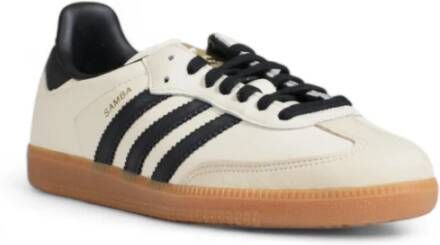 Adidas Leren Unisex Schoenen Herfst Winter Collectie Beige Heren