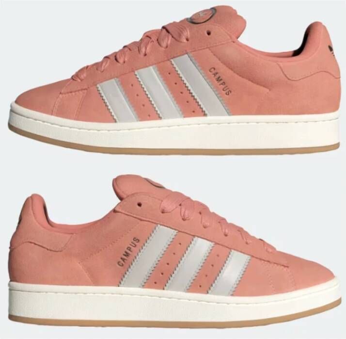 Adidas Leren Veterschoenen Wonder Clay Grey Pink Heren