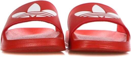 Adidas Lite Heren Slippers Rood Wit Red Heren