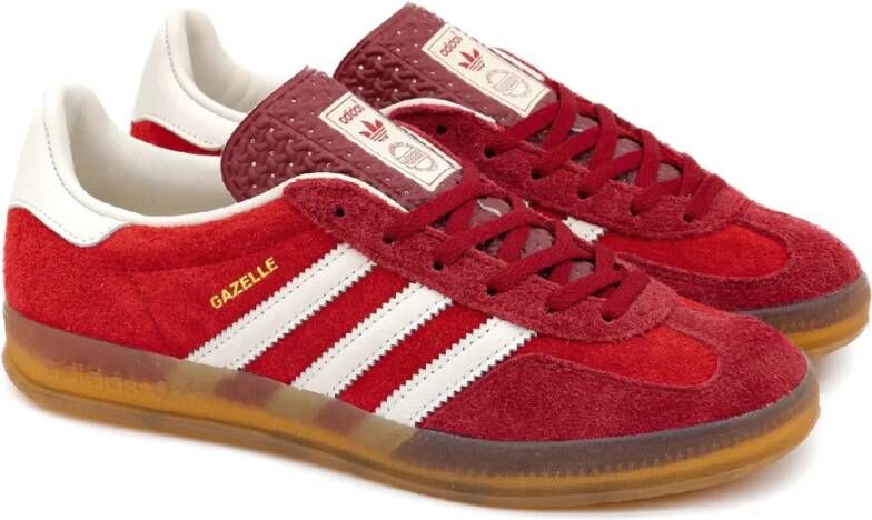 Adidas Maroon Indoor Active Sneakers Beperkte Editie Red Heren