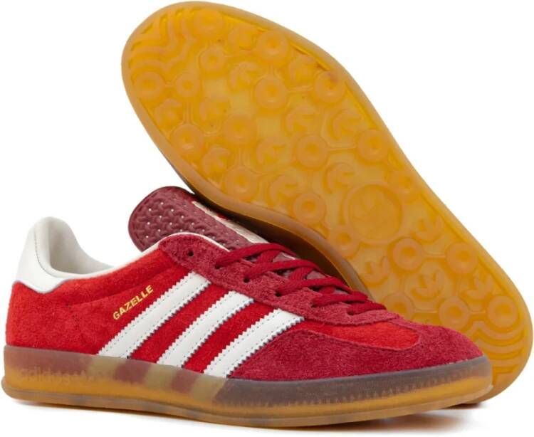 Adidas Maroon Indoor Active Sneakers Beperkte Editie Red Heren