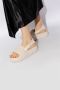 Adidas Originals Verstelbare Band Slip-On Sandalen Beige Dames - Thumbnail 2