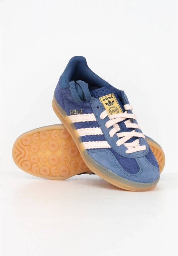 adidas Originals Blauwe Gazelle Indoor Sneakers Vrouwen Blue Dames