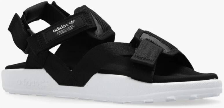 adidas Originals Flat Sandals Zwart Dames