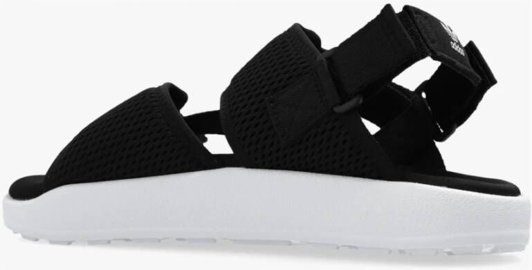 adidas Originals Flat Sandals Zwart Dames