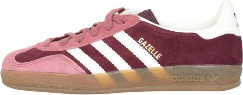 adidas Originals Gazelle Indoor Sneakers Bordeaux Unisex Brown Heren