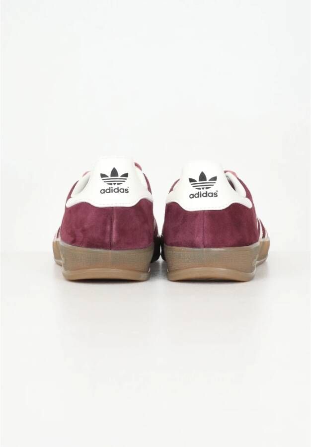 adidas Originals Gazelle Indoor Sneakers Bordeaux Unisex Brown Heren