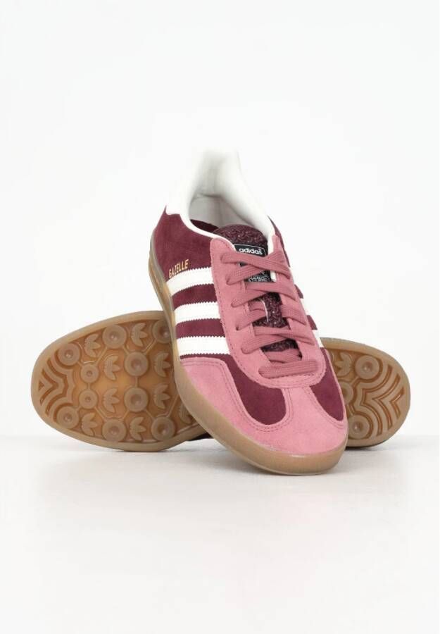 adidas Originals Gazelle Indoor Sneakers Bordeaux Unisex Brown Heren