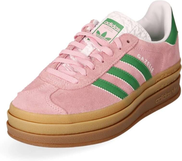 adidas Originals Gedurfde Gazelle Sneaker met Edgy Make-Over Pink Heren