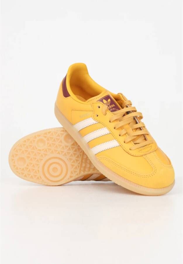 adidas Originals Gele Samba OG Sneakers voor vrouwen Yellow Dames