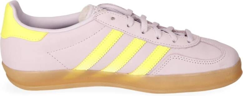 adidas Originals Indoor Gazelle Sneaker met Platte Zool Pink Heren