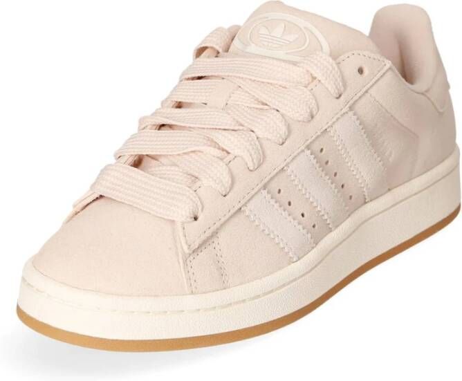 adidas Originals Leren Campus Sneaker Pink Heren