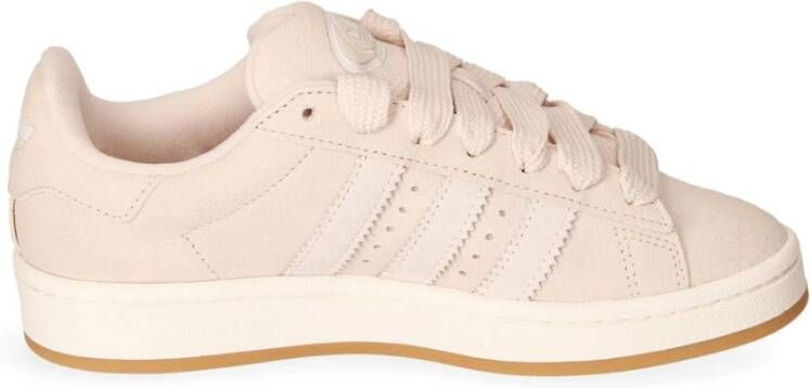 adidas Originals Leren Campus Sneaker Pink Heren