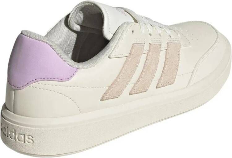 adidas Originals Moderne Design Sneaker Wit Roze White Dames