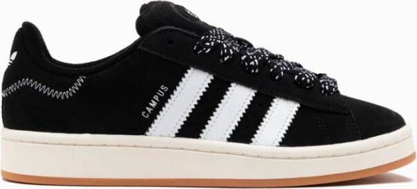 adidas Originals Premium Suede Campus Sneakers Black Heren