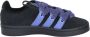 Adidas Originals Retro Campus Sneakers Zwart Paars Black Dames - Thumbnail 4