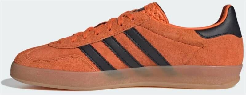 adidas Originals Retro Gazelle Indoor Sneaker Orange Black Gum Orange Heren