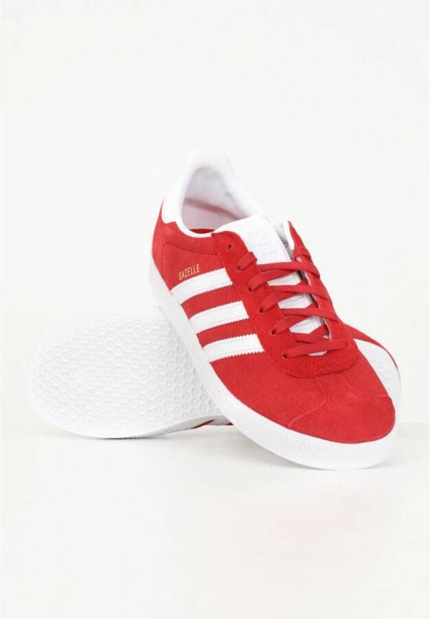 adidas Originals Rode Gazelle Sneakers voor Vrouwen Red Dames