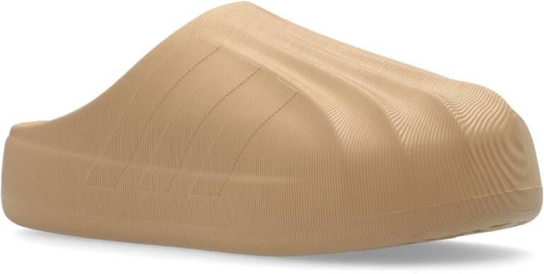 adidas Originals Rubber Slides Superstar Beige Dames