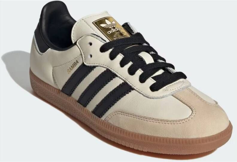 adidas Originals Samba OG Woman Cream Black Sneakers Beige Heren