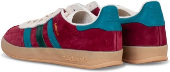 adidas Originals Bordeaux en Groene Suède Sneakers Meerkleurig Heren