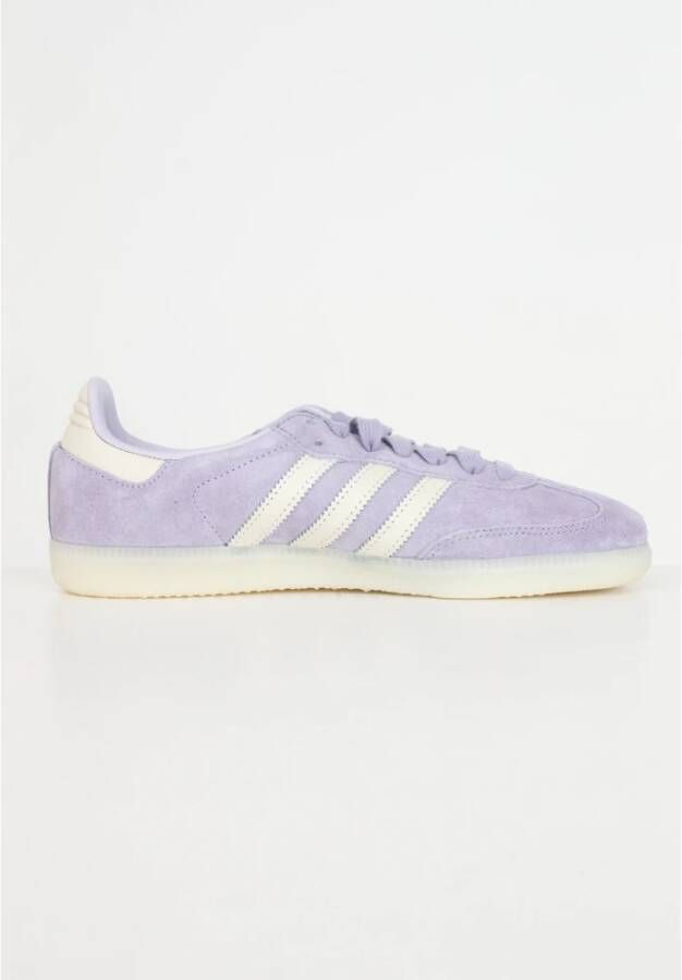 adidas Originals Lila Witte Samba OG Sneakers Multicolor Dames