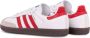 Adidas Originals Samba OG White Better Scarlet Gum 5- White Better Scarlet Gum 5 - Thumbnail 4