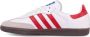 Adidas Originals Samba OG White Better Scarlet Gum 5- White Better Scarlet Gum 5 - Thumbnail 5