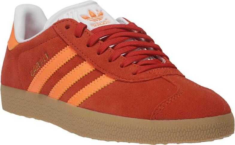 adidas Originals Suede en synthetische schoen met verwijderbare leren inlegzool Red Dames