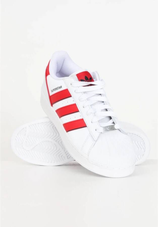 adidas Originals Superstar XLG Wit Rode Sneakers Multicolor Heren