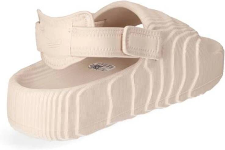 adidas Originals Verstelbare Band Slip-On Sandalen Beige Dames